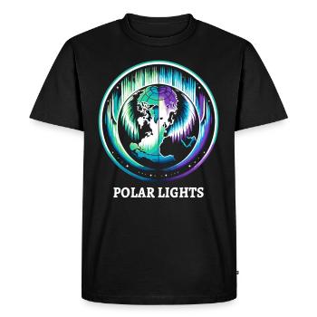Aurora Aurora Tracker Alaska Wilderness - T-shirt Premium bio Homme - noir - Devant - Nico (187cm)