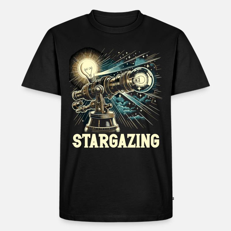 Astrophotographie Astronomie Caméra spatiale - T-shirt Premium bio Homme - noir