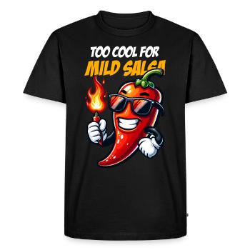 Spicy Food Lover By Chili Peppers Chef - Men's Premium Organic T-Shirt - black - Front - Nico (187cm)