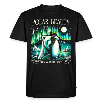 Aurora Aurora Tracker Alaska Wilderness - T-shirt Premium bio Homme - noir - Devant - Nico (187cm)