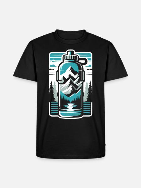Hydration Drink Water Stay Hydrated - Men's Premium Organic T-Shirt - black