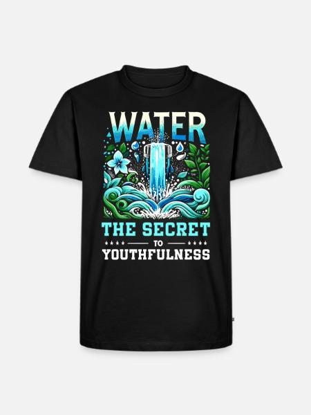 Hydration Drink Water Stay Hydrated - Men's Premium Organic T-Shirt - black