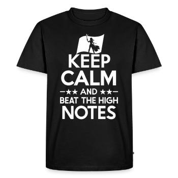 Chanteur de théâtre musical de Broadway - T-shirt Premium bio Homme - noir - Devant - Nico (187cm)