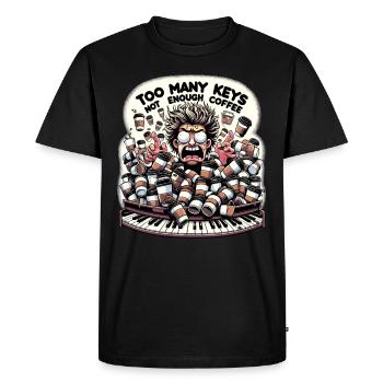 Broadway Musical Musical Théâtre Chanteur - T-shirt Premium bio Homme - noir - Devant - Nico (187cm)