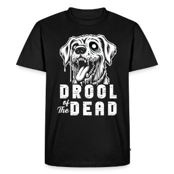 Chien d'horreur Halloween Spooky Dog Lover Chien gothique - T-shirt Premium bio Homme - noir - Devant - Nico (187cm)