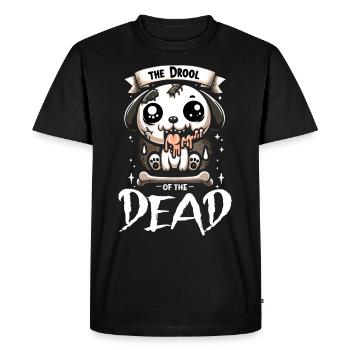 Chien d'horreur Halloween Spooky Dog Lover Chien gothique - T-shirt Premium bio Homme - noir - Devant - Nico (187cm)