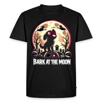 Chien d'horreur Halloween Spooky Dog Lover Chien gothique - T-shirt Premium bio Homme - noir - Devant - Nico (187cm)