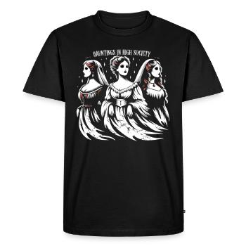 Horror Movie Marathon Survivor Scary Movies True - Men's Premium Organic T-Shirt - black - Front - Nico (187cm)