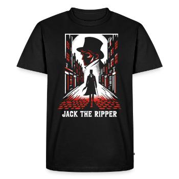 Horror Movie Marathon Survivor Scary Movies True - Men's Premium Organic T-Shirt - black - Front - Nico (187cm)