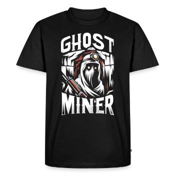 Cowboy Barn Bull Rider Rodeo Country Western - Men's Premium Organic T-Shirt - black - Front - Nico (187cm)