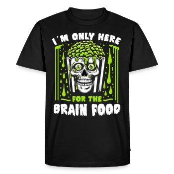 Horror Movie Fan Zombie Horror Classic - Men's Premium Organic T-Shirt - black - Front - Nico (187cm)