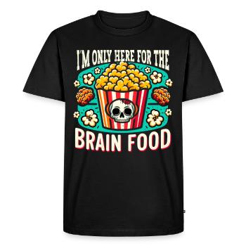 Horror Movie Fan Zombie Horror Classic - Men's Premium Organic T-Shirt - black - Front - Nico (187cm)