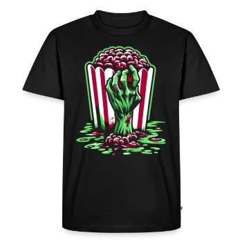 Horror Movie Fan Zombie Horror Classic - Men's Premium Organic T-Shirt - black - Front - Nico (187cm)