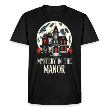 Horror Movie Marathon Survivor Scary Movies True - Men's Premium Organic T-Shirt - black - Front - Nico (187cm)