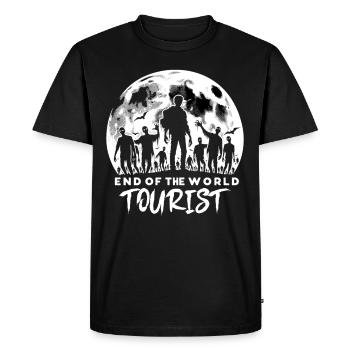 Horror Movie Fan Zombie Horror Classic - Men's Premium Organic T-Shirt - black - Front - Nico (187cm)