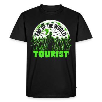 Horror Movie Fan Zombie Horror Classic - Men's Premium Organic T-Shirt - black - Front - Nico (187cm)