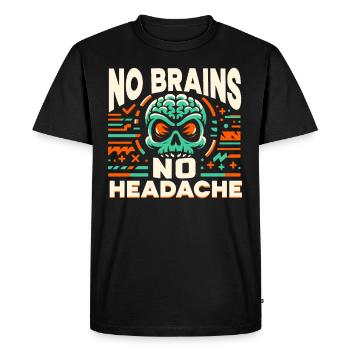 Horror Movie Fan Zombie Horror Classic - Men's Premium Organic T-Shirt - black - Front - Nico (187cm)