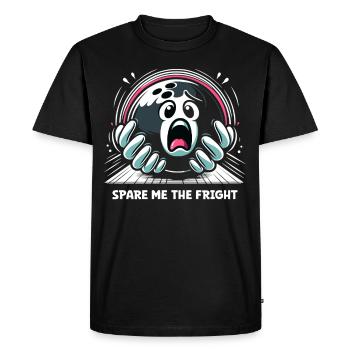 Funny bowling team bowler strike bowling club - Men's Premium Organic T-Shirt - black - Front - Nico (187cm)
