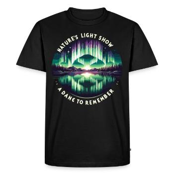 Aurora Aurora Tracker Alaska Wilderness - T-shirt Premium bio Homme - noir - Devant - Nico (187cm)