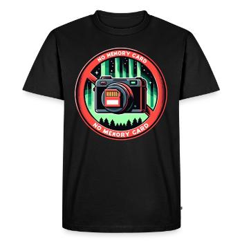 Aurora Aurora Tracker Alaska Wilderness - T-shirt Premium bio Homme - noir - Devant - Nico (187cm)