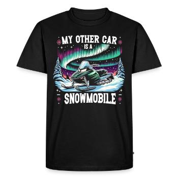 Aurora Aurora Tracker Alaska Wilderness - T-shirt Premium bio Homme - noir - Devant - Nico (187cm)