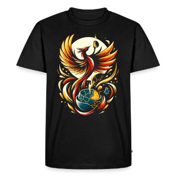 Kintsugi Kintsukuroi Art japonais imparfait - T-shirt Premium bio Homme - noir - Devant - Nico (187cm)