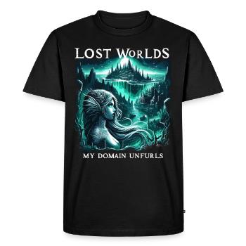 Sirènes Effrayantes, Sirène D’horreur, Effrayant - T-shirt Premium bio Homme - noir - Devant - Nico (187cm)
