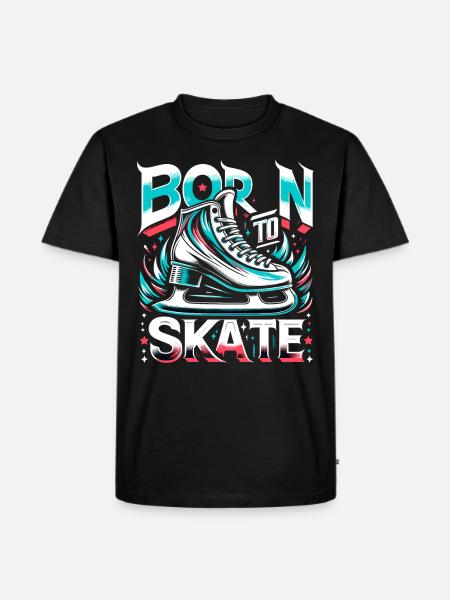 Ice Skating Ice Skaters - Men's Premium Organic T-Shirt - black