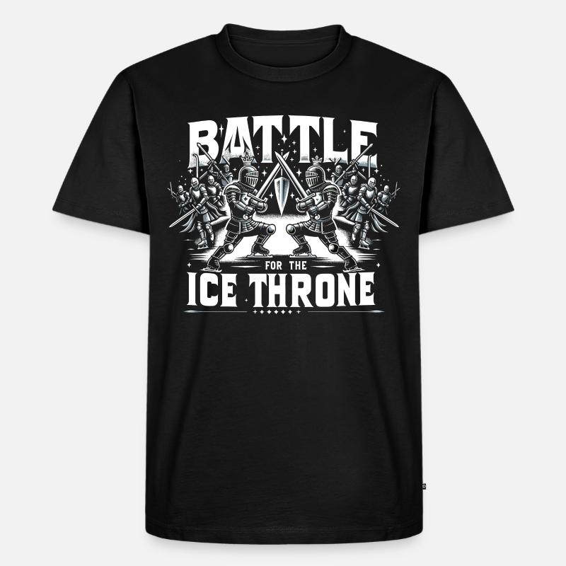 Ice Skating Ice Skaters - Men's Premium Organic T-Shirt - black