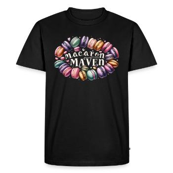 Macaron lovers French macarons - Men's Premium Organic T-Shirt - black - Front - Nico (187cm)