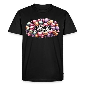 Macaron lovers French macarons - Men's Premium Organic T-Shirt - black - Front - Nico (187cm)