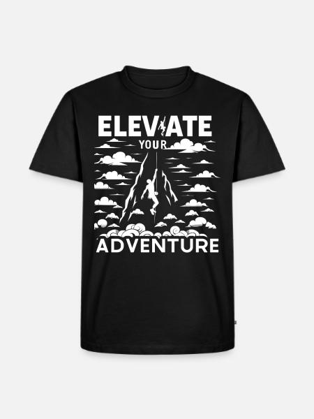 Climbing, Outdoor adventure, Bouldering - Men's Premium Organic T-Shirt - black