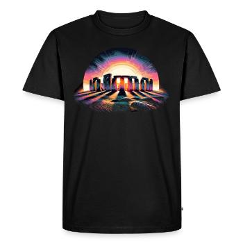 Ostara Eostre Equinox Witch Pagan Goddess Rituals - Men's Premium Organic T-Shirt - black - Front - Nico (187cm)