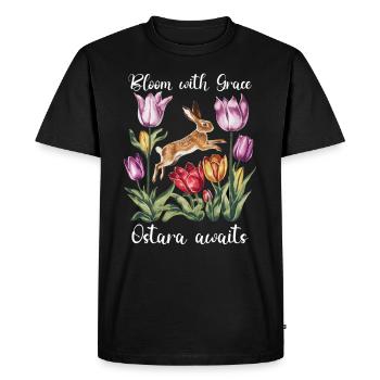 Ostara Eostre Equinox Witch Pagan Goddess Rituals - Men's Premium Organic T-Shirt - black - Front - Nico (187cm)