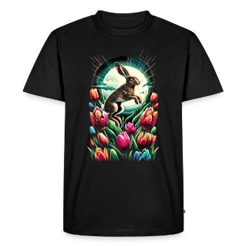 Ostara Eostre Equinox Witch Pagan Goddess Rituals - Men's Premium Organic T-Shirt - black - Front - Nico (187cm)