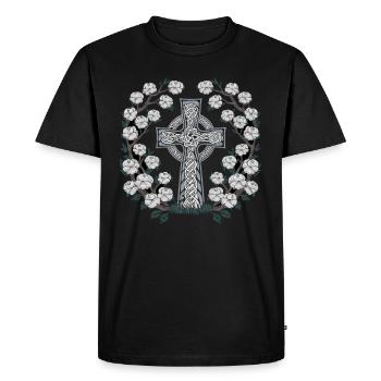 Ostara Eostre Equinox Witch Pagan Goddess Rituals - Men's Premium Organic T-Shirt - black - Front - Nico (187cm)