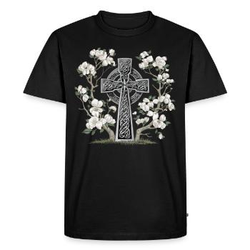 Ostara Eostre Equinox Witch Pagan Goddess Rituals - Men's Premium Organic T-Shirt - black - Front - Nico (187cm)