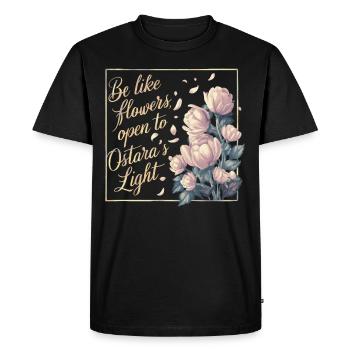 Ostara Eostre Equinox Witch Pagan Goddess Rituals - Men's Premium Organic T-Shirt - black - Front - Nico (187cm)
