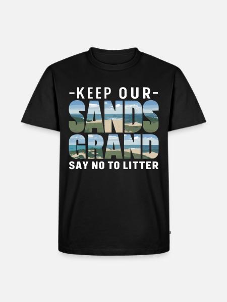 Anti-littering No Environmental Waste Recycle - Men's Premium Organic T-Shirt - black