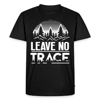 Anti-déchets Pas de recyclage des déchets environnementaux - T-shirt Premium bio Homme - noir - Devant - Nico (187cm)