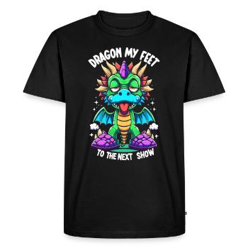 Renaissance Fête foraine tenue médiévale - T-shirt Premium bio Homme - noir - Devant - Nico (187cm)