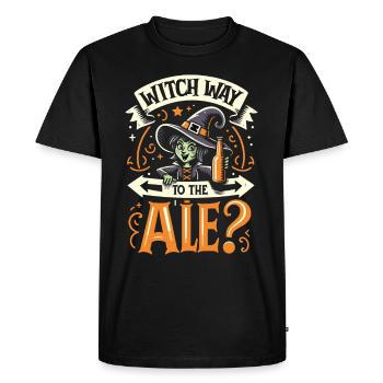 Renaissance Fête foraine tenue médiévale - T-shirt Premium bio Homme - noir - Devant - Nico (187cm)
