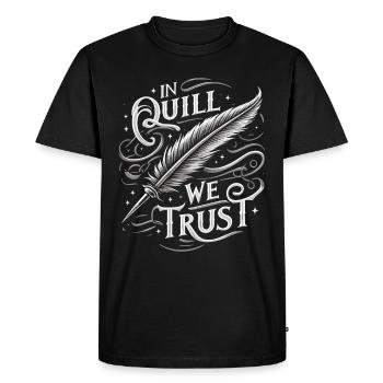 Renaissance Fairground Outfit Medieval - Men's Premium Organic T-Shirt - black - Front - Nico (187cm)