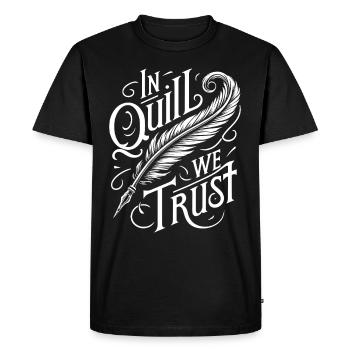Renaissance Fairground Outfit Medieval - Men's Premium Organic T-Shirt - black - Front - Nico (187cm)