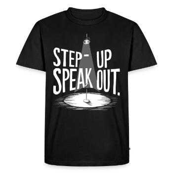 Poésie Slam Écrivain Poète Littérature Slam Journée de la poésie - T-shirt Premium bio Homme - noir - Devant - Nico (187cm)