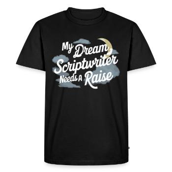 Parler dans le sommeil, Somniloquie, Parler dans le sommeil - T-shirt Premium bio Homme - noir - Devant - Nico (187cm)