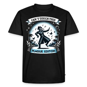 Renaissance Fairground Outfit Medieval - Men's Premium Organic T-Shirt - black - Front - Nico (187cm)