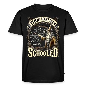 Renaissance Fête foraine tenue médiévale - T-shirt Premium bio Homme - noir - Devant - Nico (187cm)