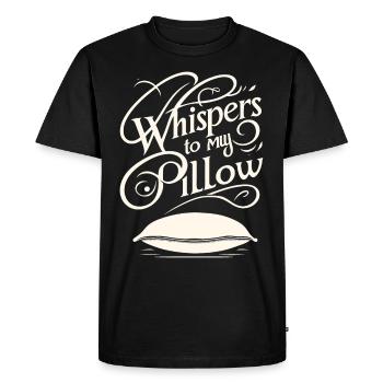 Parler dans le sommeil, Somniloquie, Parler dans le sommeil - T-shirt Premium bio Homme - noir - Devant - Nico (187cm)
