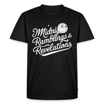 Parler dans le sommeil, Somniloquie, Parler dans le sommeil - T-shirt Premium bio Homme - noir - Devant - Nico (187cm)